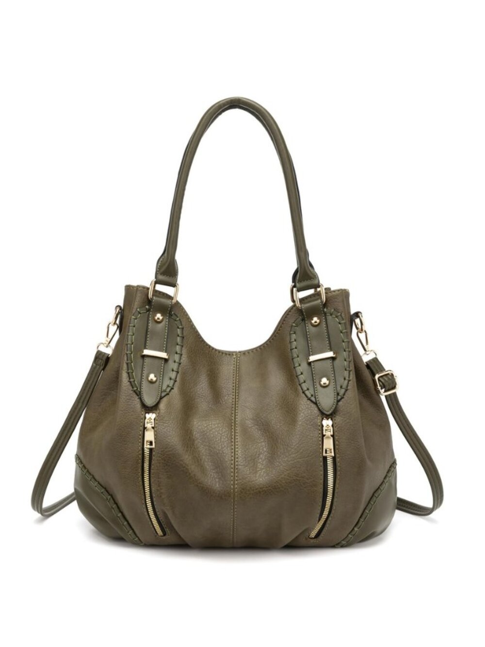 Vintage Large PU Hobo Tote Bag, Satchel Purse with Strap Women